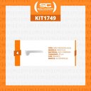 Ver imagem 2 de Kit 4 Mão Francesa Apoio Para Bandeja 30cm SLG Gôndolas New Plus - SA Gôndolas