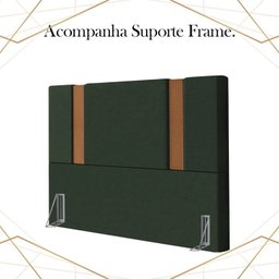 Cabeceira Queen 158 cm Veron Veludo Verde Soon - 5