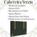Ver imagem 3 de Cabeceira Queen 158 cm Veron Veludo Verde Soon