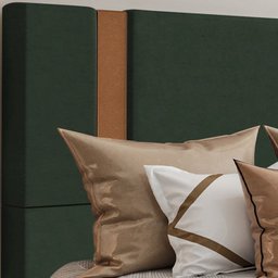 Cabeceira Queen 158 cm Veron Veludo Verde Soon - 6