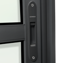 Ver imagem 6 de Porta Correr Integ.2F.Móveis 220 x 200 Elite c/Fecho Autom V.Liso Preto Brimak