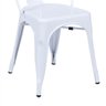 Cadeira Cairo em Aço sem Braços com Pintura Epóxi Branca - 7