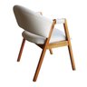Sala de Jantar Olivia (base+tampo) 2,20x1,10, com 8 Cadeiras Olivia Verniz Nogueira, Corino Branco - - 4