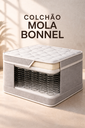Ver imagem 6 de Kit Cama Box Baú Casal 138x188 cm + Colchão Molas Bonnel Casal 20 cm Cinza Suede