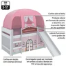 Cama Infantil com Escorregador e Barraca Minha Doce Casinha Play Pura Magia - 5