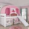 Cama Infantil com Escorregador e Barraca Minha Doce Casinha Play Pura Magia - 1