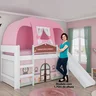 Cama Infantil com Escorregador e Barraca Minha Doce Casinha Play Pura Magia - 4