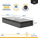 Ver imagem 5 de Colchão Solteiro D33 com Pillow Top Umaflex Resistence 88x188x29cm
