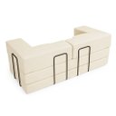 Ver imagem 2 de Sofa Cama 2 Lugares Virginia 185cm Boucle Sofa na Caixa Bege