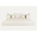 Ver imagem 3 de Sofa Cama 2 Lugares Virginia 185cm Boucle Sofa na Caixa Bege