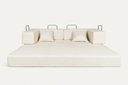 Ver imagem 3 de Sofa Cama 2 Lugares Virginia 185cm Boucle Sofa na Caixa Bege