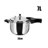 Panela Pressão 7 Litros Aço Inox Fechamento Externo 26cm - 2