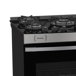 FOGAO 5 BOCAS VENAX PCASSO VITREO INOX GAS GLP - 2