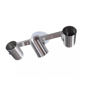 Spot no Trilho de 40cm para 03 Lâmpadas Padrão E27 Ideal para Sala Cozinha Quarto (110v/220v)