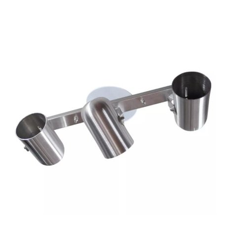 Spot no Trilho de 40cm para 03 Lâmpadas Padrão E27 Ideal para Sala Cozinha Quarto (110v/220v)