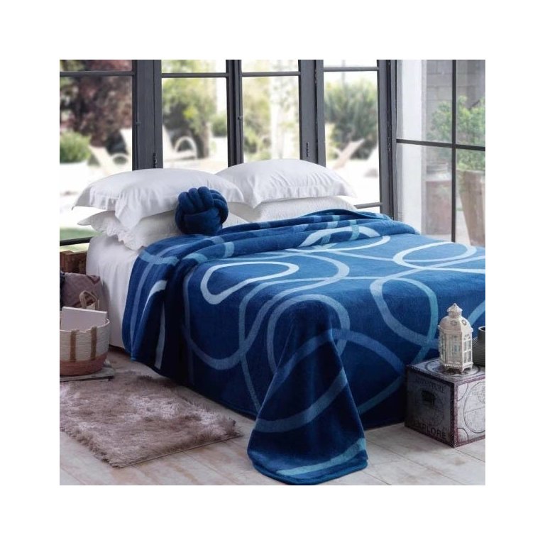 Cobertor Casal Jolitex -Kyor Plus Avalon Azul