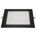Ver imagem 1 de Painel Led Preto Embutir Quadrado 18w Frio 6500k Blumenau
