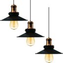 Ver imagem 1 de Kit 3 Pendentes Industrial 22 Cm Vintage Retro Nordic Loft