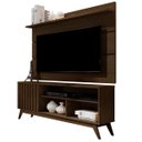 Ver imagem 4 de Rack com Painel para Sala Televisão até 50 Polegadas - Mod.2031:Cedro - Ripado