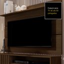 Ver imagem 6 de Rack com Painel para Sala Televisão até 50 Polegadas - Mod.2031:Cedro - Ripado