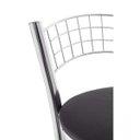 Ver imagem 3 de Banqueta Média em Aço para Cozinha com Encosto