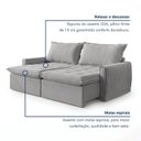 Ver imagem 6 de Sofá Cama Reclinável sem Caixa 220cm Sevilha