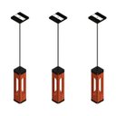 Ver imagem 3 de Luminaria Pendente Indiana Cabo Pp para Lâmpada T30 4w
