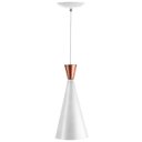Ver imagem 3 de Kit 3 Pendentes Cone Funil Aluminio Tom Dixon 33x15cm Branco