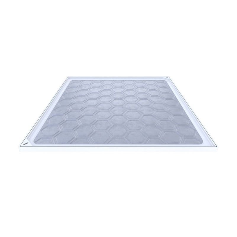 Ver imagem 1 de Tampão Simples com Rebaixo Passagem Inspeção Branco 80x80cm