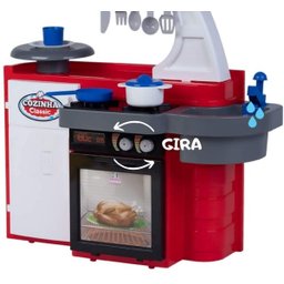 Brinquedo Cozinha Infantil Classic Completa Menino - 5 Brinquedo Cozinha Infantil Classic Completa Menino - 5