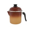 Ver imagem 1 de Leiteira 10 Esmaltada Marrom Degradê - 900 Ml - Linha Ewel