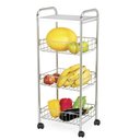 Ver imagem 1 de Fruteira Cromada Tripla com Tampo