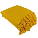 Ver imagem 3 de Manta para Sofá Gigante Decorativa Protetora 2,30 x 1,40:Amarelo