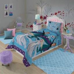 Jogo de Cama Infantil Lepper Frozen Solteiro 2 Peças Microfibra Lilás - 2