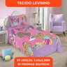 Jogo de Cama Infantil Lepper Barbie Solteiro 2 Peças Microfibra Rosa - 8