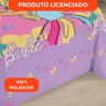 Jogo de Cama Infantil Lepper Barbie Solteiro 2 Peças Microfibra Rosa - 7