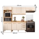 Ver imagem 2 de Conjunto de Cozinha Nina Modulado com 10 Portas e 2 Gavetas