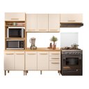 Ver imagem 1 de Conjunto de Cozinha Nina Modulado com 10 Portas e 2 Gavetas