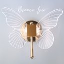 Ver imagem 5 de Arandela Butterfly 3k 4k 6k Cristal + Metal Dourado Bivolt