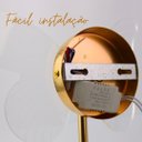 Ver imagem 3 de Arandela Butterfly 3k 4k 6k Cristal + Metal Dourado Bivolt