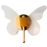 Arandela Butterfly 3k 4k 6k Cristal + Metal Dourado Bivolt - 1
