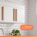 Ver imagem 3 de Armário Aéreo Multiuso Madrid 3 Portas 3 Prateleiras MDP 90cm Branco