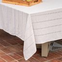 Ver imagem 4 de Toalha de Mesa Copa e Cia Dubbo Natural - 10 Lugares Retangular - 180 X 320 Cm