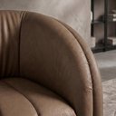 Ver imagem 7 de Poltrona Decorativa Organica Mehis Base Fixa Courino Tcs 729 Moll