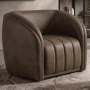 Ver imagem 2 de Poltrona Decorativa Organica Mehis Base Fixa Courino Tcs 729 Moll