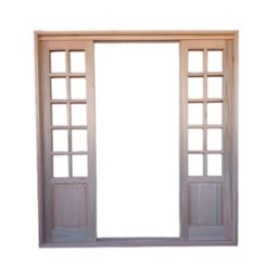 Porta Correr Vidro/almofada Eucalipto 2,15x1,20 Cx14 Frainer - 3