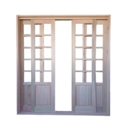 Porta Correr Vidro/almofada Eucalipto 2,15x1,20 Cx14 Frainer - 2
