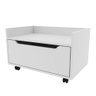 Balcão Gabinete de Chão 60cm 1 Gaveta com Rodízios Bn3647 Tecnomobili Branco - 2