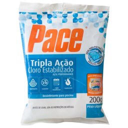 Pastilha Pace Tripla Ação Cloro Estabilizado 200g HTH - 1