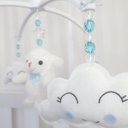 Ver imagem 3 de Mobile para Berço Musical Giratório Ovelha Balão Azul